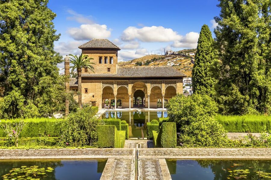 Alhambra's Gardens: Generalife, Partal, Alcazaba, & Carlos V - Partal Palace, the earliest palace stop
