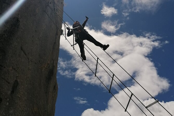 Climbing the John Hogbin Via Ferrata with Lunch - Who will enjoy it most?