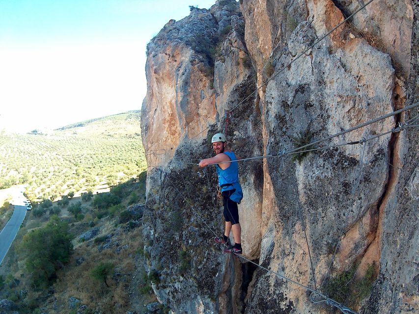 From Granada: 3-Hour Vía Ferrata in Moclín - The ride from central Granada to the rock wall