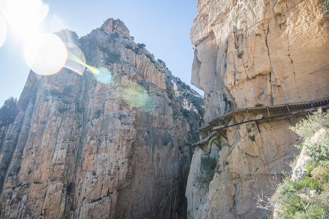 From Granada: Caminito del Rey Guided Tour & Guaranteed Tickets - The bridge 100 meters above the canyon