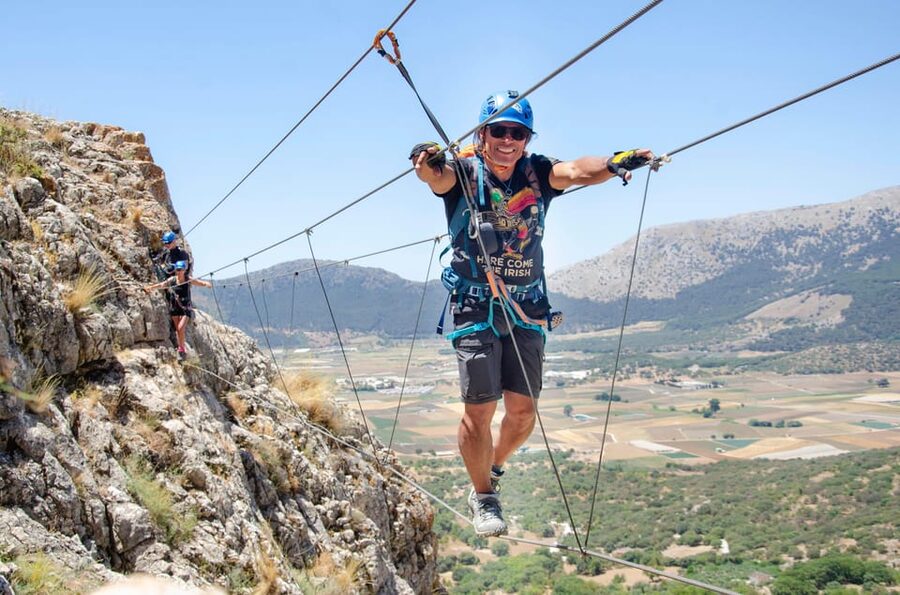 From Granada: Climb Zafarraya's 'Via Ferrata John Hogbin' - What the 2.5-hour route feels like