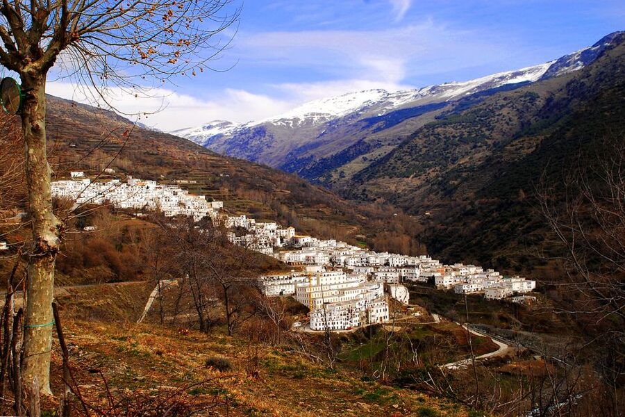 From Granada: Day Trip to Trevélez with Ham Factory - Valley views from Poqueira to Sierra Nevada