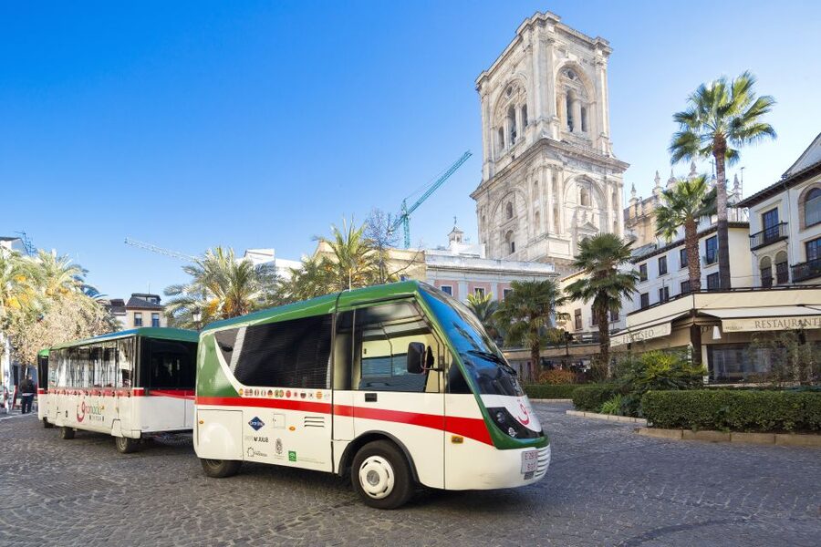 Granada City Train 1 or 2-Day Hop-On Hop-Off Ticket - Plaza Nueva and the central streets