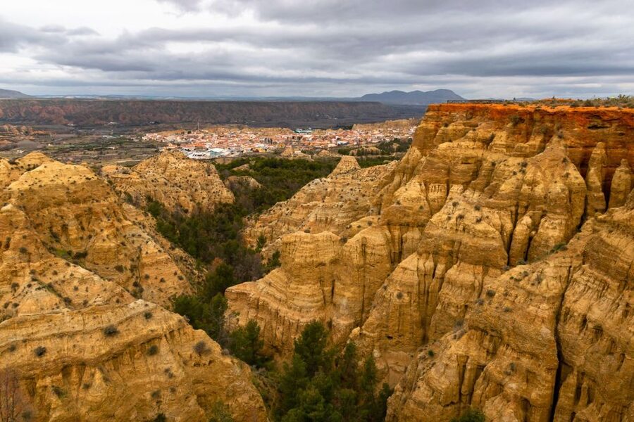 Granada: End of the World Viewpoints 4x4 Tour in the Geopark - The Marchal gullies and their fragile shapes