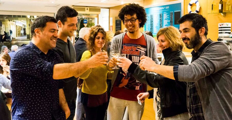 Granada: Tapas Crawl - The first three stops: drinks, plates, and local bar culture