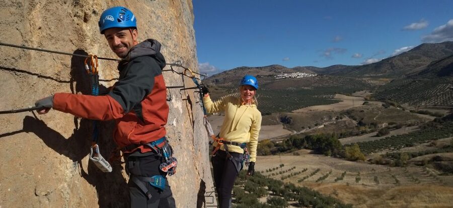Granada: Via Ferrata Moclín with Transfers - Moclín’s cliff route, close to Granada