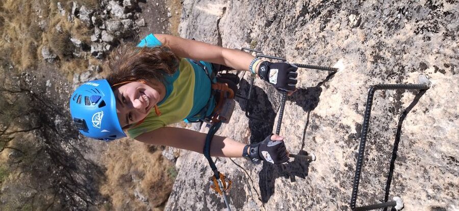 Granada: Via Ferrata Moclín with Transfers - Getting ready beside the rock