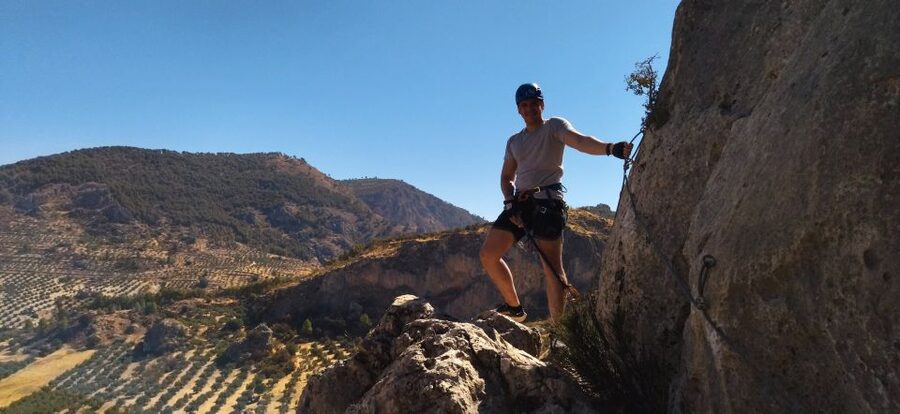 Granada: Via Ferrata Moclín with Transfers - Iron steps, bridges, and the 22-meter zipline