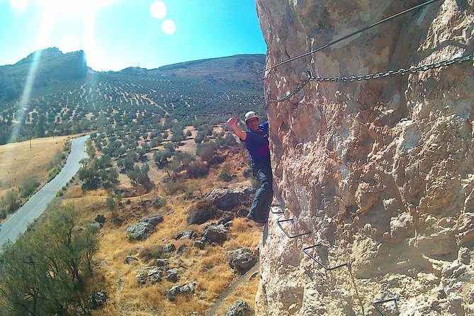Vía Ferrata in Granada - Moclín - Four obstacles that give the route its character